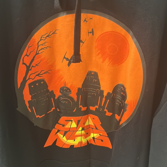 Star Wars hoodie black Halloween Disney 4L - Picture 2 of 5